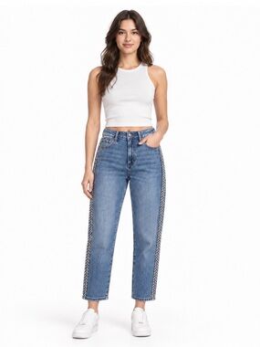 Express Blue Ankle Jeans